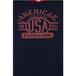 Erkek Lacivert Kapüşonlu Sweatshirt