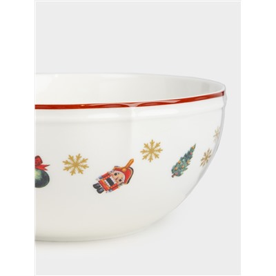 Салатник, 15x6 см, 720 мл, фарфор N, белый, Лошадка, Miracle