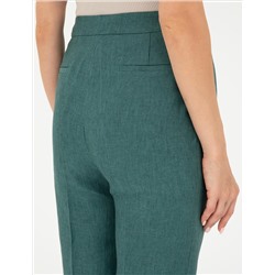 Yeşil Carrot Fit Keten Pantolon