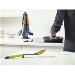 Joseph Joseph Elevate Carousel Nylon Kitchen Utensil Set with Rotating Storage Stand, 6-Piece, Rainbow