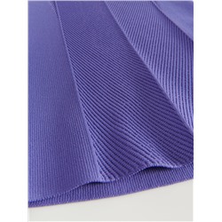 Strickkleid mit Gestreifter Struktur