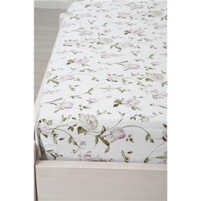 Простыня поплин Пиония