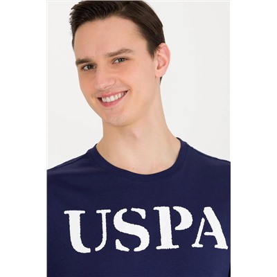 Erkek Lacivert Basic Bisiklet Yaka Tişört