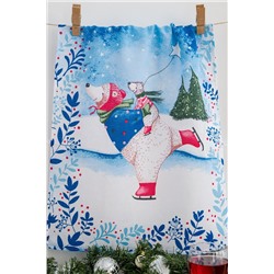 Набор кухонных полотенец Снежные забавы