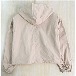 Осенняя повседневная свободная куртка с капюшоном