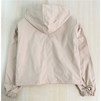 Осенняя повседневная свободная куртка с капюшоном