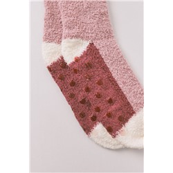 Calcetines largos rosa