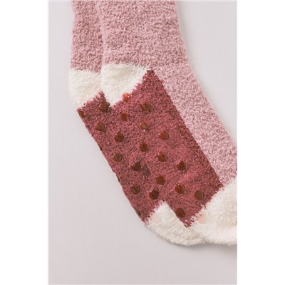 Calcetines largos rosa
