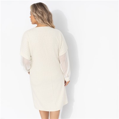 Платье комбинированное с сеткой, Ласкаю взгляд