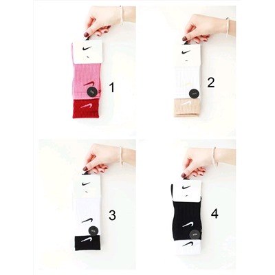 Спортивные носки Nik*e с усиленной пяткой и контрастной отделкой, экспортный магазин  👟