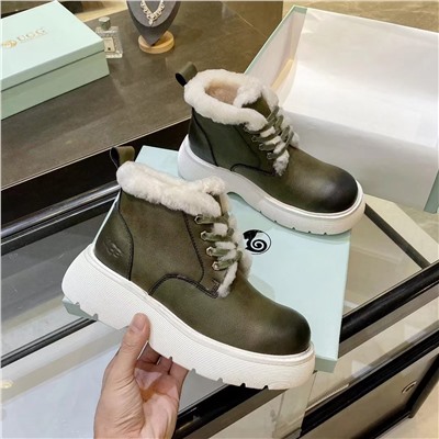 Ботин  1:1 копия выкуп без сбора ряда натур кожа мех