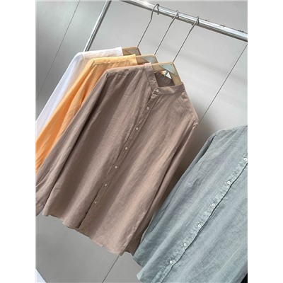 Мужская льняная рубашка  МАССИМО Д