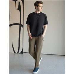 Брюки джоггеры на резинке из премиального футера двухнитки