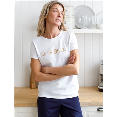 Футболка из 100% хлопка с авторским принтом