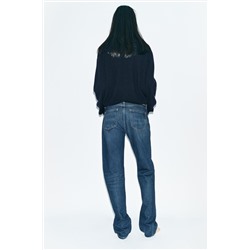 ZW COLLECTION STRAIGHT LOW-RISE JEANS