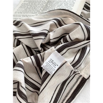 Женский лонгслив в полоску