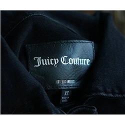 Juicy Couture ⭐️ хлопковая джинсовая укороченная куртка со стразами + шелковый шарфик   ✅материал: 74% хлопок; 22% полиэстер + спандекс