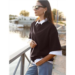 Футболка из тонкого премиального футера с эластаном