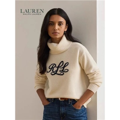 Женский  жаккардовый свитер с высоким воротом РАЛЬ*Ф Л