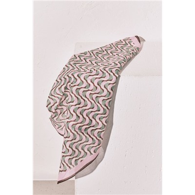 Pañuelo algodón estampado geométrico