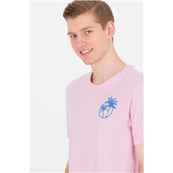 Erkek Manolya Bisiklet Yaka Tişört