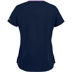 Butter-Soft Scrubs by UA™ Contrast Y-Neck Top