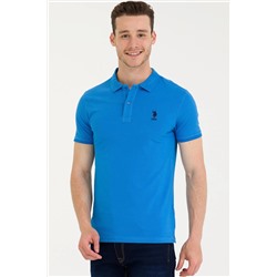 Erkek Saks Basic Polo Yaka Tişört