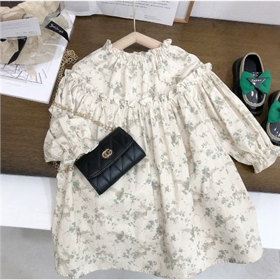 Платье для девочек с длинным рукавом