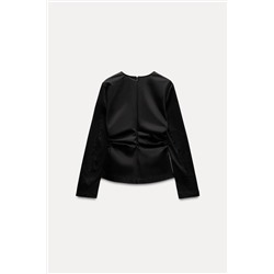 GATHERED ELASTIC TOP