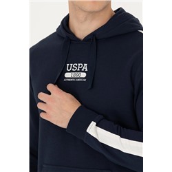 Erkek Lacivert Kapüşonlu Sweatshirt