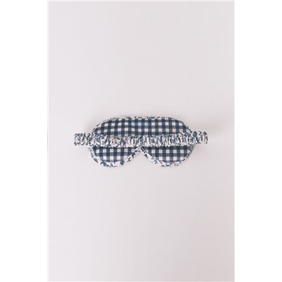 Antifaz Smiley velour azul