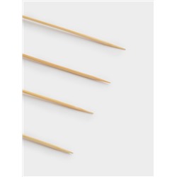 Шпажка для канапе, 9 см, 20 шт, бамбук, серебристая/золотистая, Олень, New year