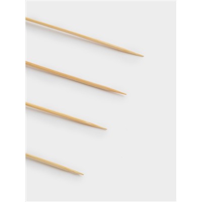 Шпажка для канапе, 9 см, 20 шт, бамбук, серебристая/золотистая, Олень, New year