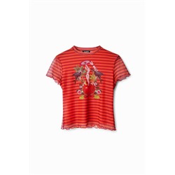 Camiseta slim rayas