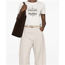 Футболки WEEKEND MAX MARA 26-style LOVE letter 1983. Эта серия — точная копия оригинального дизайна, с очень аккуратной строчкой и этикеткой, изготовленной на заказ. Изготовлены из комфортной и приятной для кожи ткани из чистого хлопка.