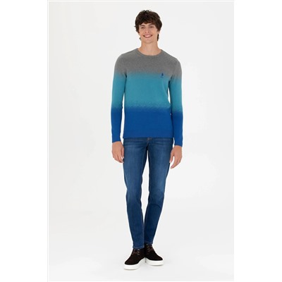 Erkek Koyu Mavi Jean Pantolon