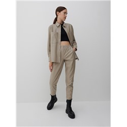 Jogpants aus Kunstleder