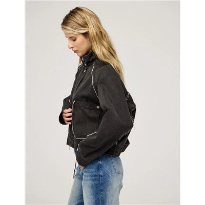 Серая Куртка "Гранж"