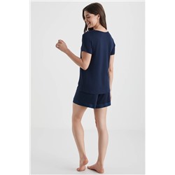 2734 SHORT SET (NAVY BLUE)