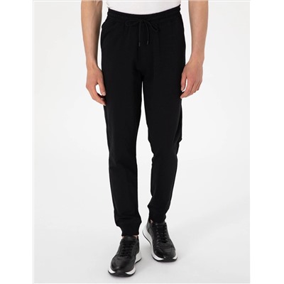 Siyah Slim Fit Eşofman Altı