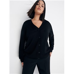 Leichte Strickjacke aus Viskosemischung