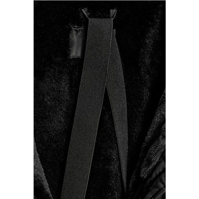 QUILTED ANORAK WITH FAUX FUR HOOD, WATER AND WIND PROTECTION