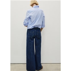 Jeans wideleg bolsillos