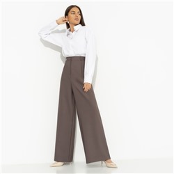 Брюки с защипами, Легкой походкой (brown)