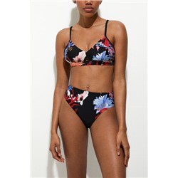 Top bikini triángulo corales