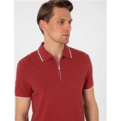 Nar Slim Fit Polo Yaka Tişört