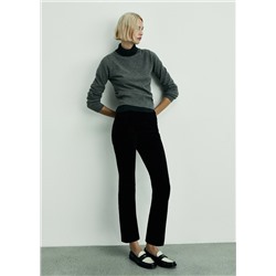 Jeans Sienna flare crop pana