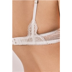 Sujetador push up GORGEOUS encaje blanco