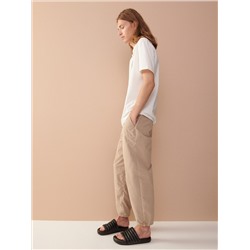 Брюки с кулиской по низу