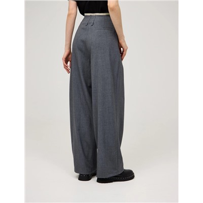 Серые брюки "Необработанный срез"